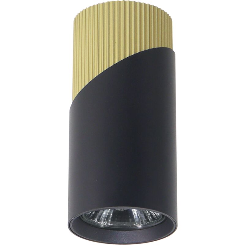 foto del prodotto faretto da incasso neo nero oro 1xgu10