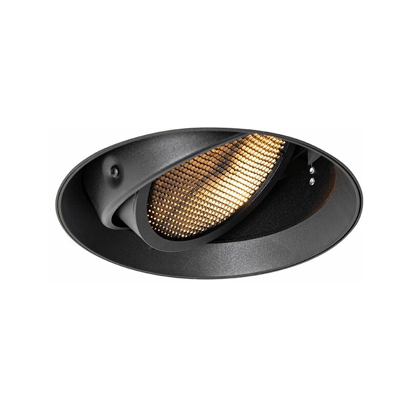 foto del prodotto faretto da incasso oneon honey moderno alluminio nero tondo max. 1 x watt qazqa