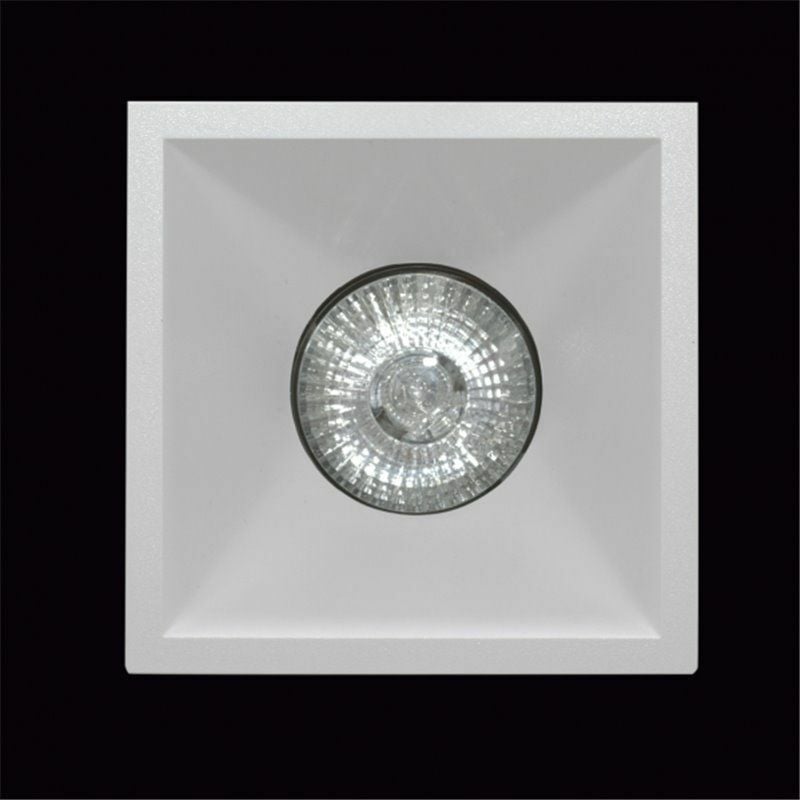 foto del prodotto faretto da incasso oniro bianco quadrato da incasso gu10 lampadina e portalampada non inclusi.