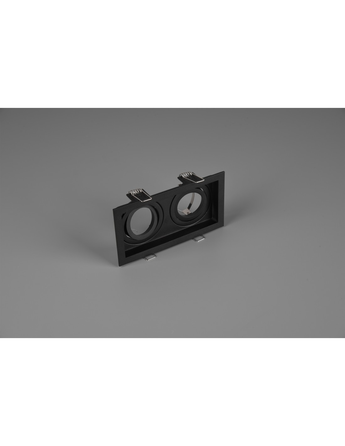 foto del prodotto faretto da incasso rettangolare kenai 2xgu10 nero l17 cm trio lighting