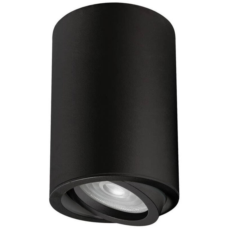 foto del prodotto faretto da incasso ulter gu10 nero 50w max ip20 70mm alluminio