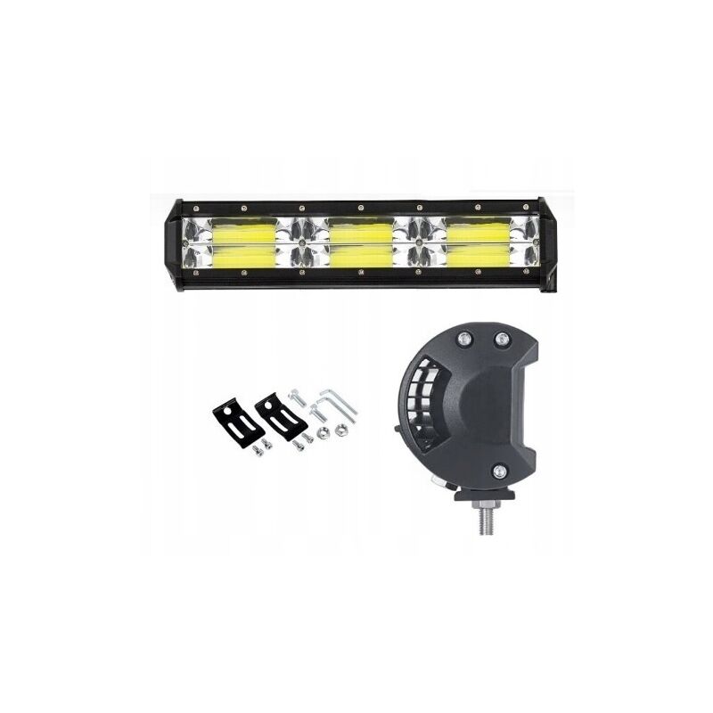 foto del prodotto faretto da lavoro per trattore barra led 34cm 362w 12 24v cree long range quad