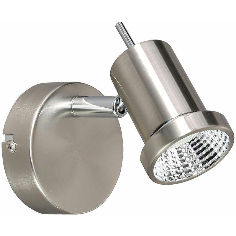 foto del prodotto faretto da parete a led 5 watt lampada da lettura soggiorno illuminazione regolabile azione 450301640000