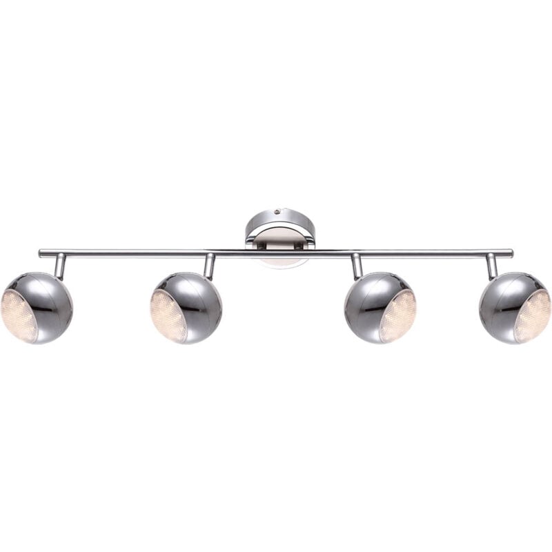 foto del prodotto faretto da soffitto a led con luce a fascio, per soggiorno, sala da pranzo, faretto cromato regolabile