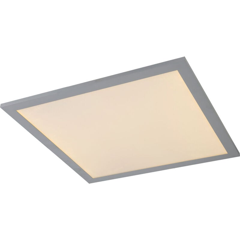 foto del prodotto faretto da soffitto a led, pannello di superficie, bianco argento, alu dimmerabile, l 45 cm, soggiorno, camera da letto, sala da pranzo