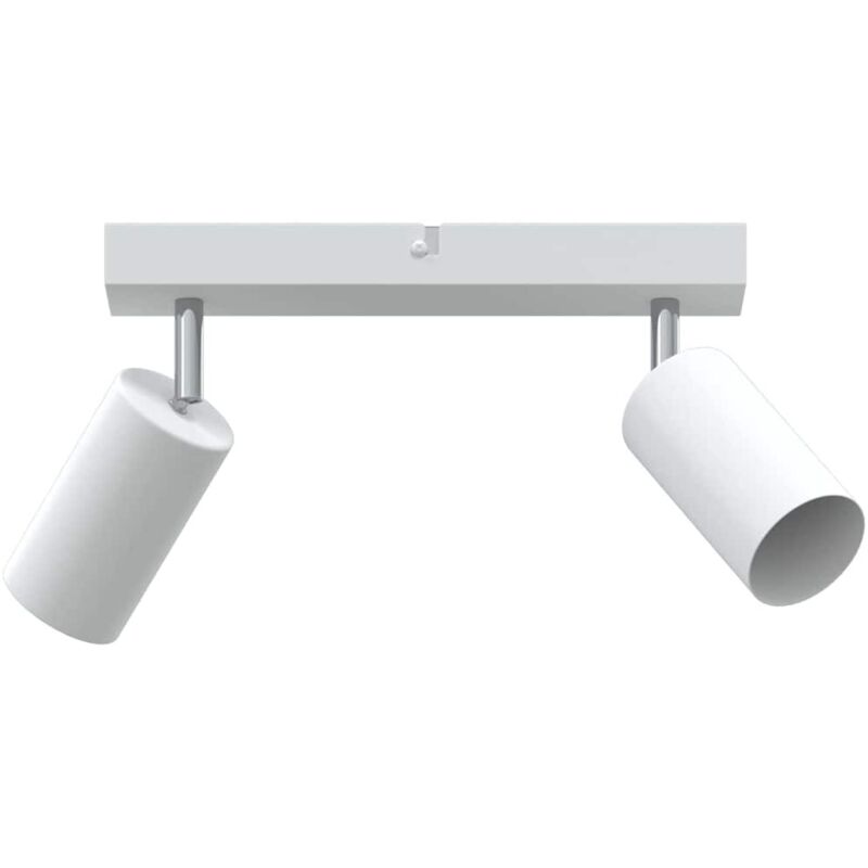 foto del prodotto faretto da soffitto bianco 26 x 5.5 x 16.5 cm acciaio - vidaxl
