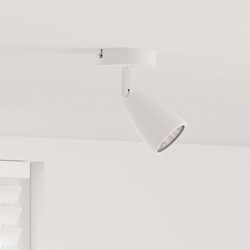 foto del prodotto faretto da soffitto bianco 8 x 8 x 14.5 cm acciaio - vidaxl