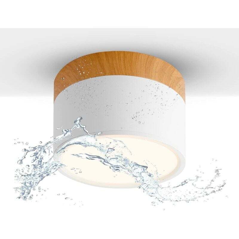 foto del prodotto faretto da soffitto led 12w ip65 downlight 3000k 1080lm faretto da soffitto 11cm plafoniera in alluminio illuminazione bianca faretti bianco caldo