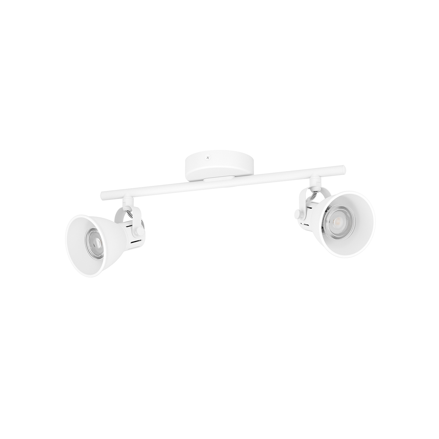 foto del prodotto faretto da soffitto led 2 luci gu10 bianco lampada plafoniera interno seras eglo