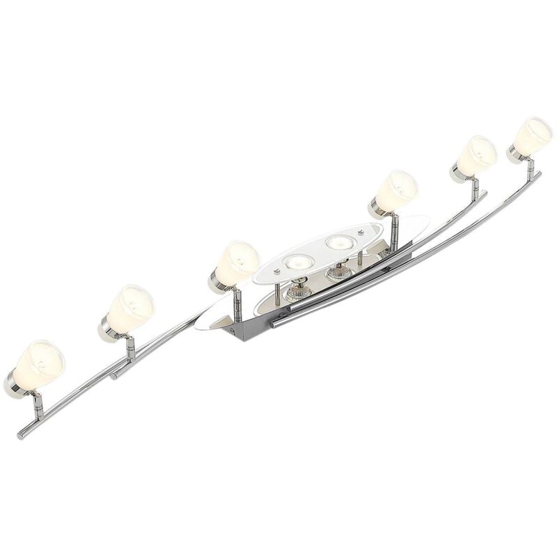 foto del prodotto faretto da soffitto lindby danil con paralume in vetro