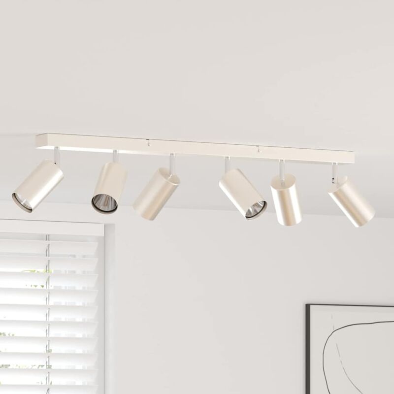 foto del prodotto faretto da soffitto nichel spazzolato 73 x 5.5 x 16.5 cm vidaxl