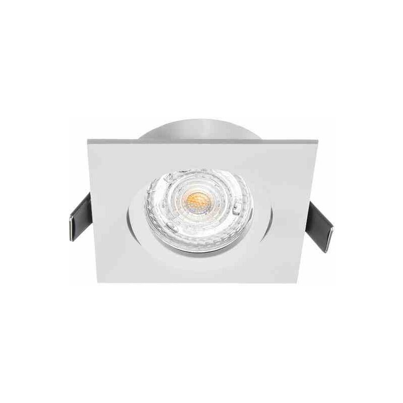 foto del prodotto faretto da soffitto quadrato, mobile, ip20, bianco