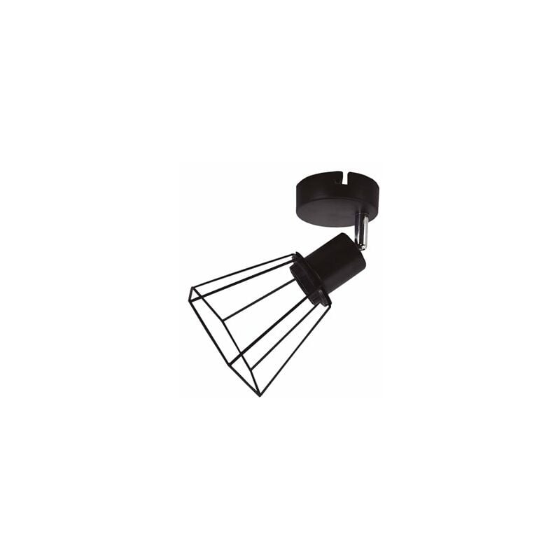 foto del prodotto faretto da soffitto semplice serie bhani e27 nero