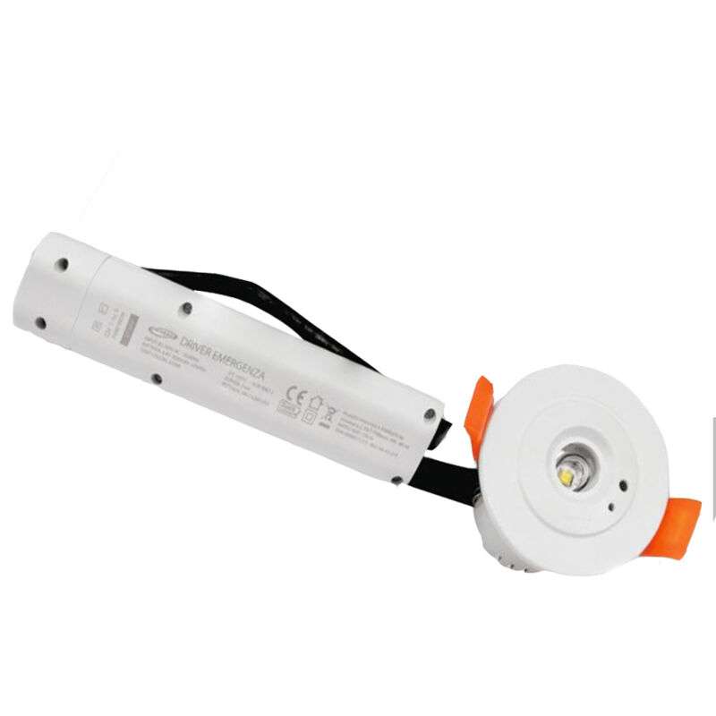 foto del prodotto faretto di emergenza da incasso 3 watt 1 led cob anti black out mini spot luce fredda 6500k