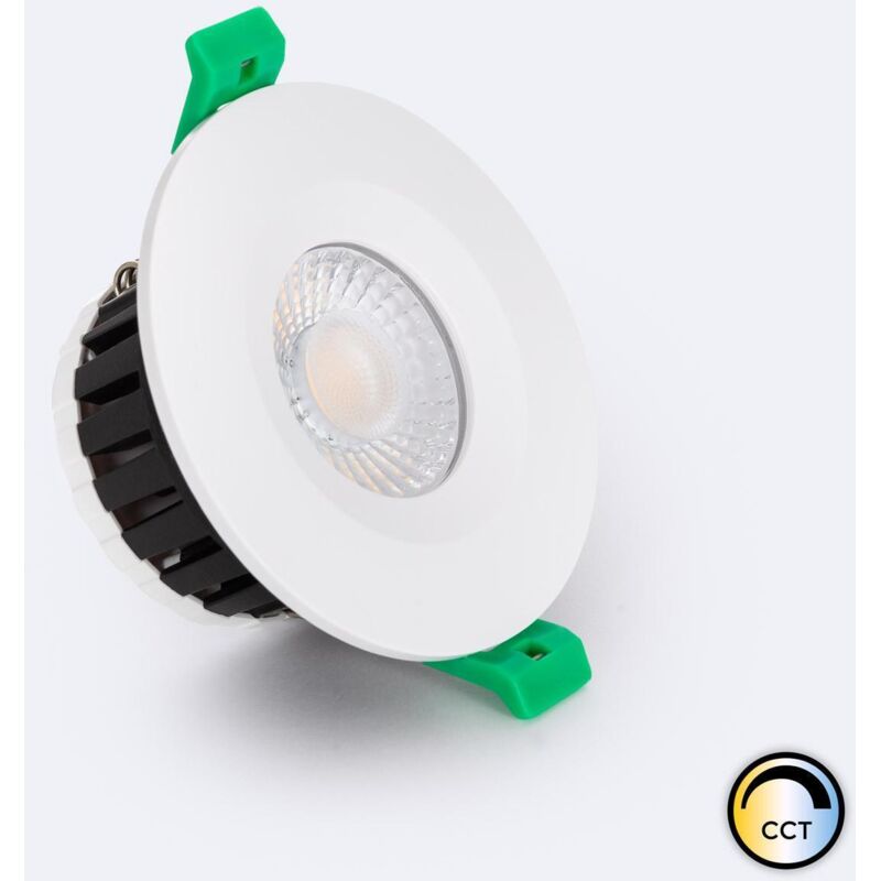foto del prodotto faretto downlight led 5-8w circolare ignifugo regolabile ip65 foro 65 mm nf selezionabile (naturale-freddo)