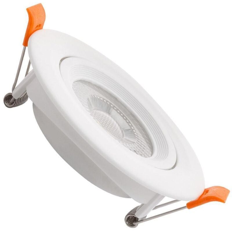 foto del prodotto faretto downlight led 7w circolare solid foro 75 mm bianco naturale 4000k