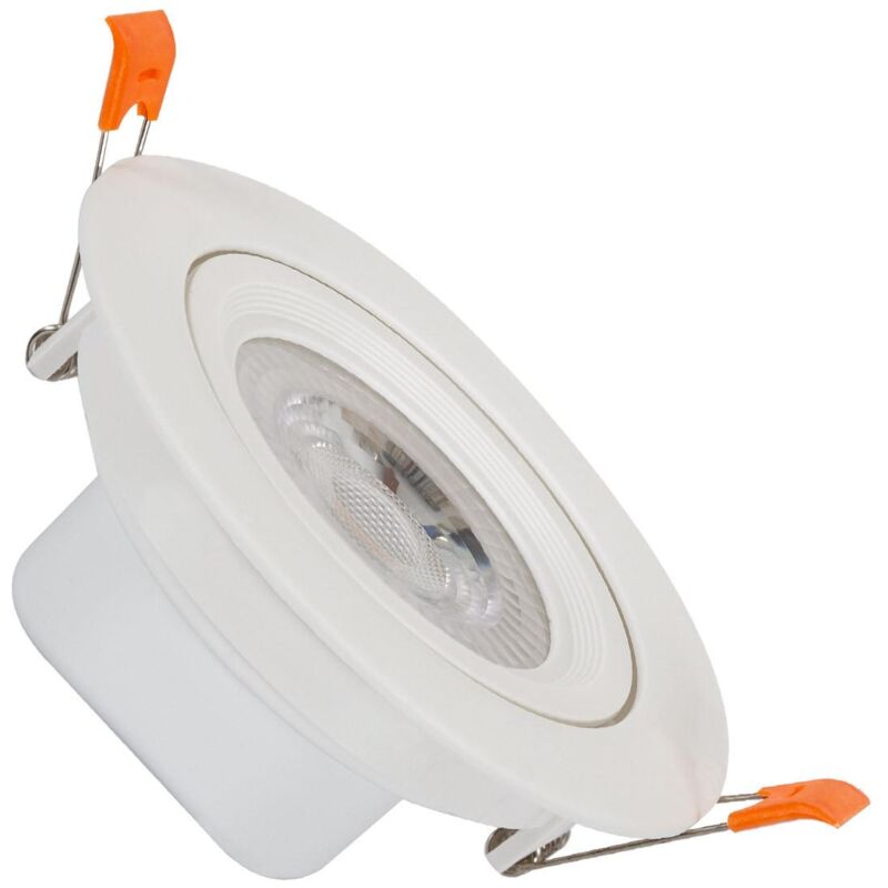 foto del prodotto faretto downlight led 9w circolare solid foro 95 mm bianco freddo 6000k