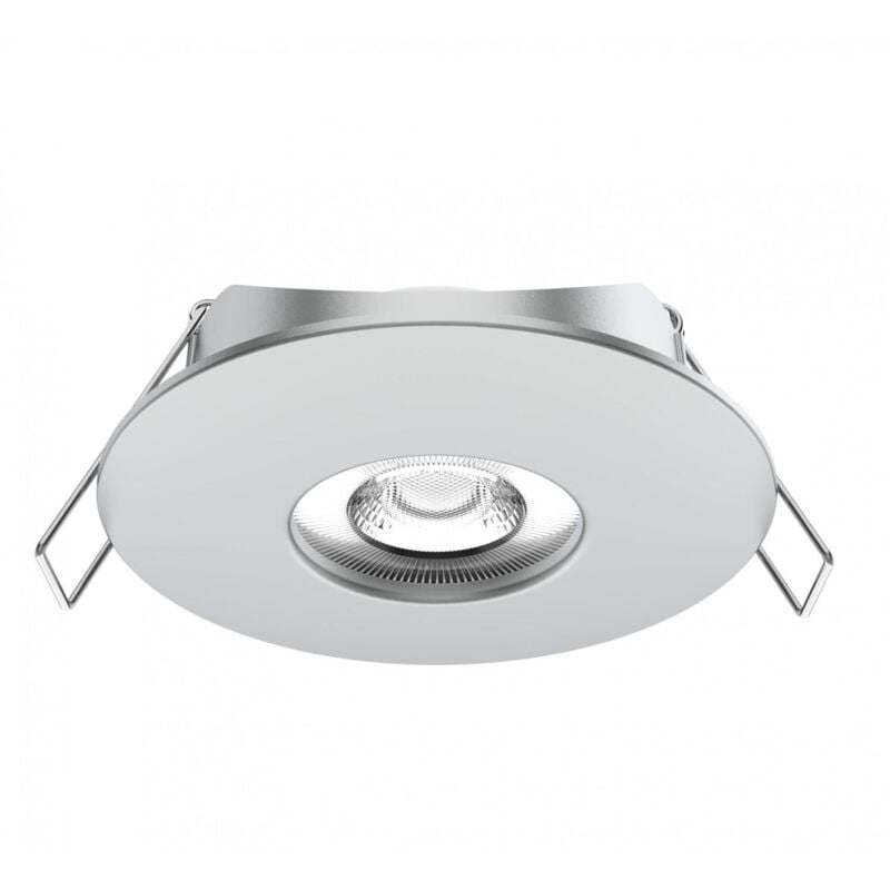 foto del prodotto faretto downlight led orientabile circolare 5w ip44 foro 68 mm cromato