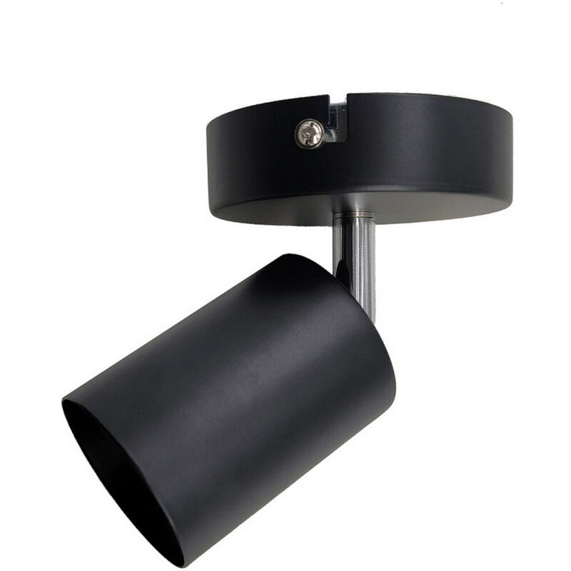 foto del prodotto faretto edm 32033 nero 50 w gu10 9 x 5,6 x 14,2 cm