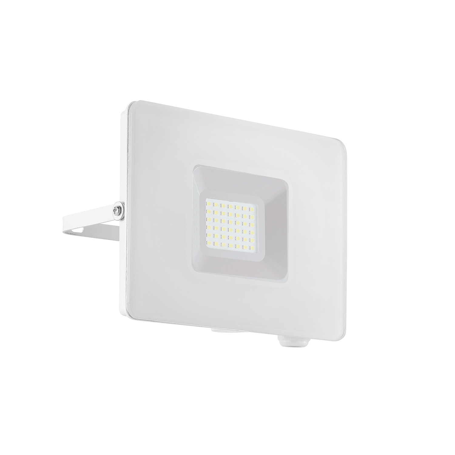 foto del prodotto faretto esterno moderna faedo 3 alluminio bianco led h13,5cm