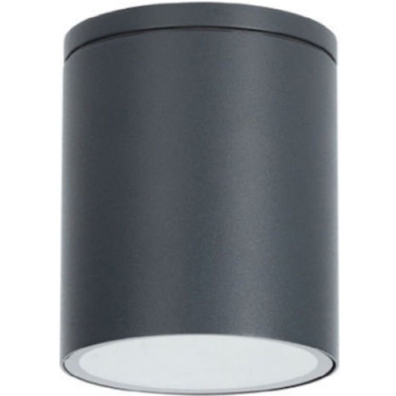 foto del prodotto faretto esterno moderno jaxon alluminio nero 1 luce gu10 ip54
