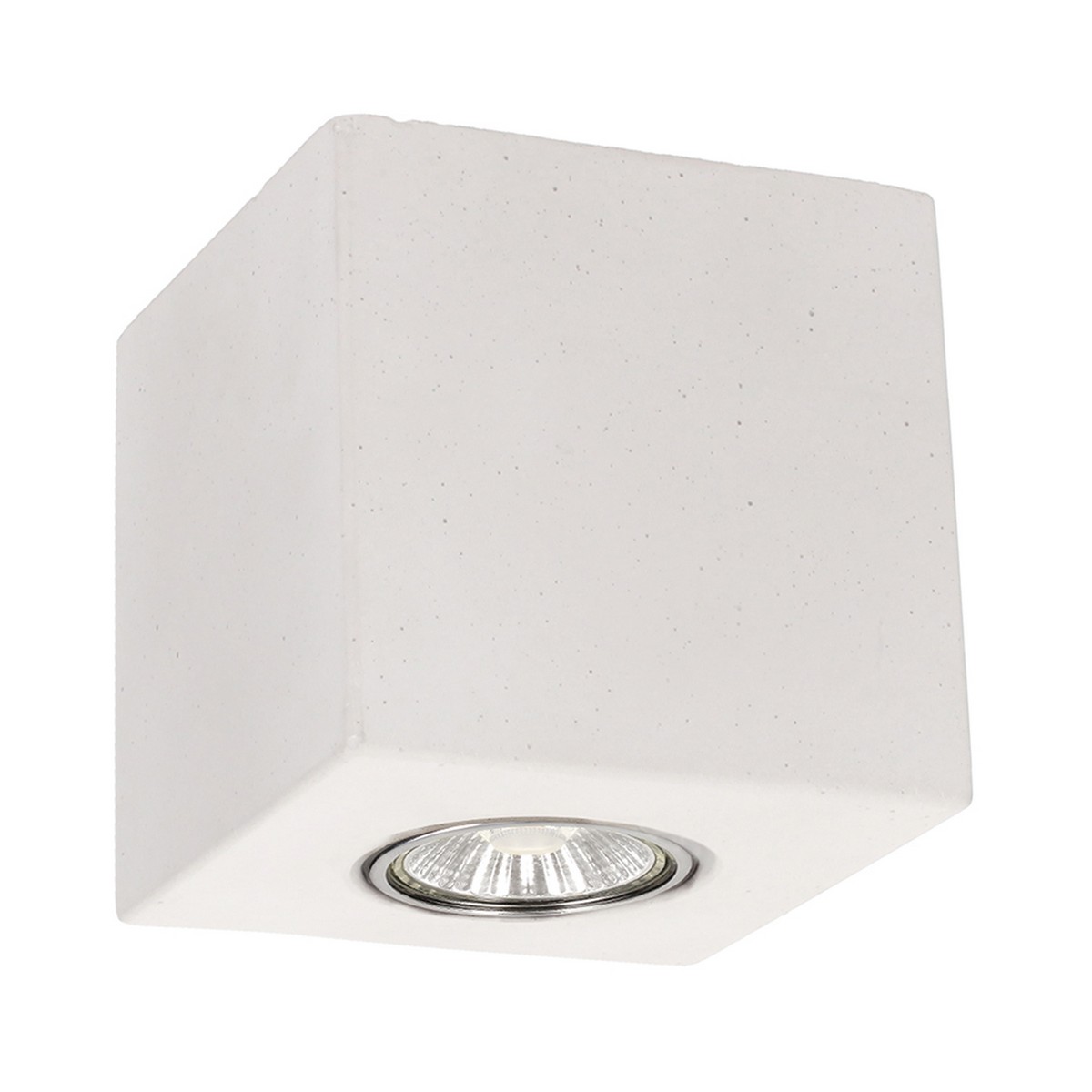 foto del prodotto faretto gila, bianco, cemento, 10x10x10 cm, epikasa