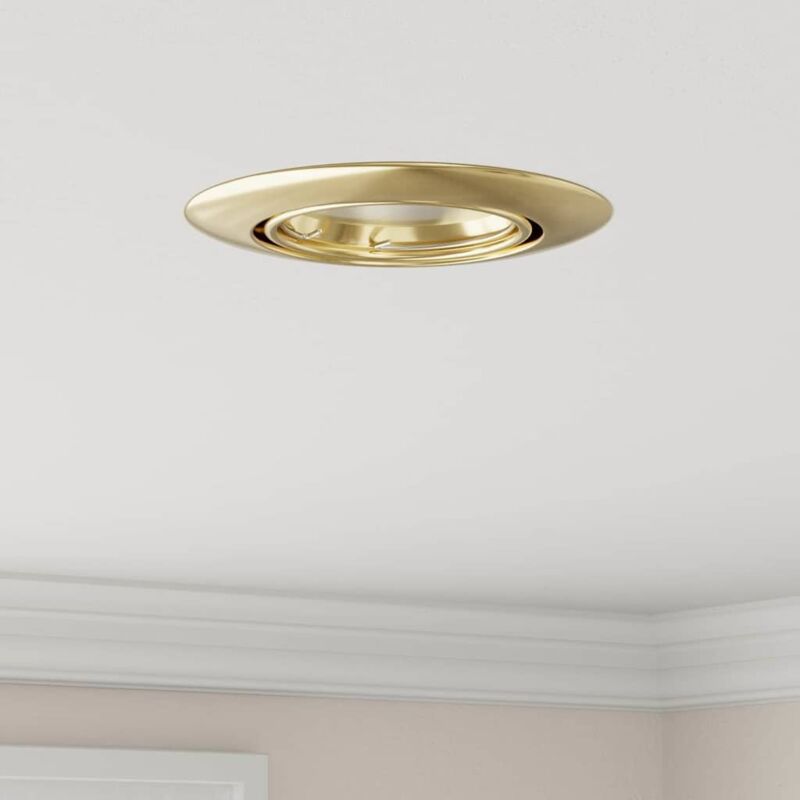 foto del prodotto faretto incassato 24 pcs rotondo gu10 oro 90 mm acciaio vidaxl