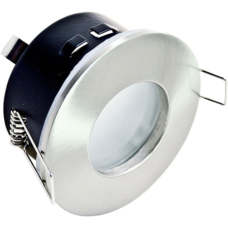 foto del prodotto faretto incasso bath tondo alluminio nickel satinato 1 luce gu10
