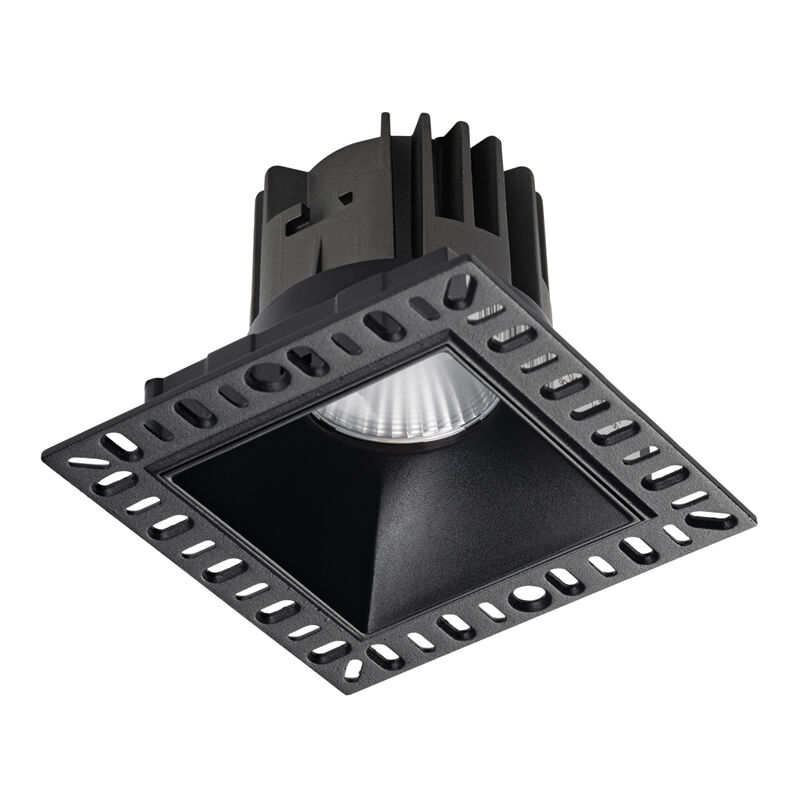 foto del prodotto faretto incasso contemporaneo game alluminio nero led 11w 3000k ip40