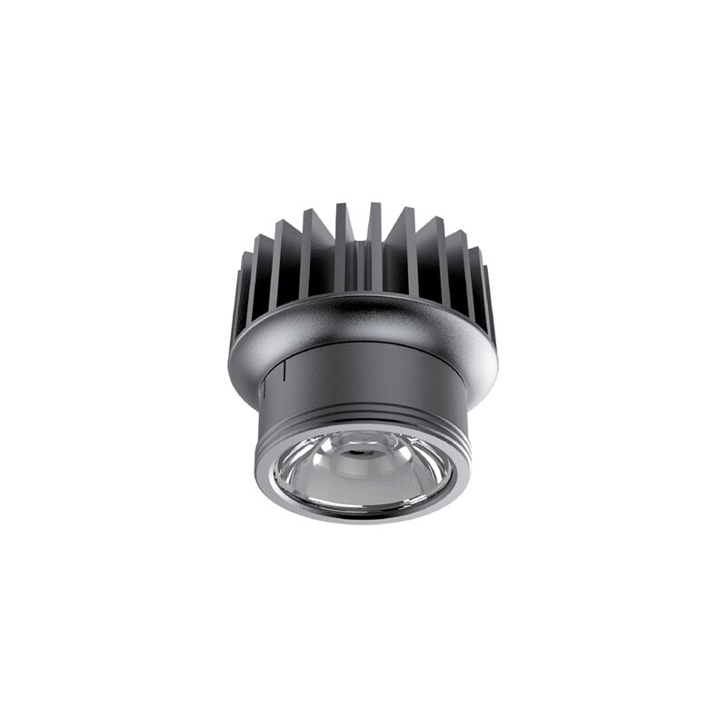 foto del prodotto faretto incasso dynamic alluminio nero led 10w 4000k luce naturale