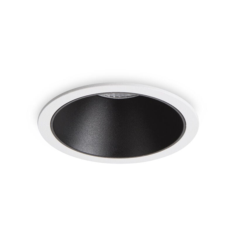 foto del prodotto faretto incasso moderno game alluminio bianco e nero led 11w 3000k