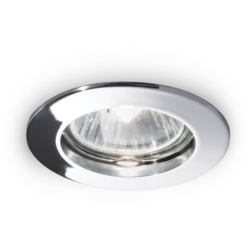 foto del prodotto faretto incasso moderno jazz metallo cromo 1 luce gu10