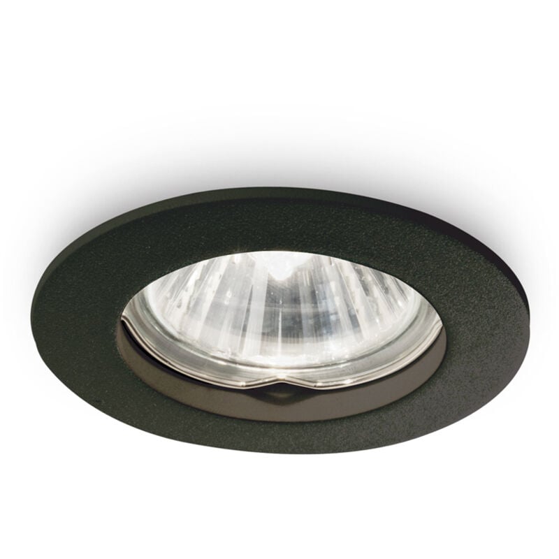 foto del prodotto faretto incasso moderno jazz metallo nero 1 luce gu10