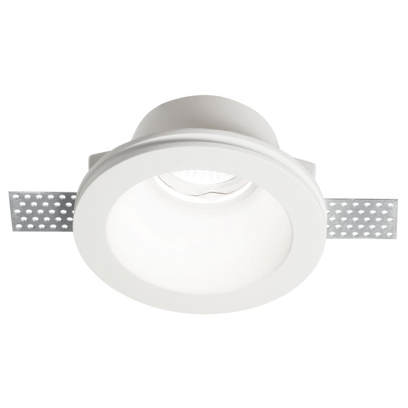foto del prodotto faretto incasso moderno samba gesso bianco 1 luce gu10 d90cm
