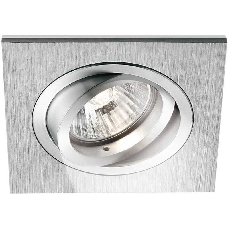 foto del prodotto faretto incasso mr16 50w alluminio satinato ( nobile ill.ne cod. 9088 )