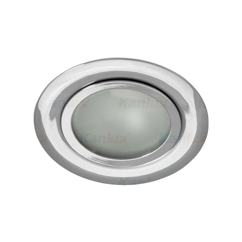 foto del prodotto faretto incasso per mobili alogeno g4 fisso cromo foro 60 mm