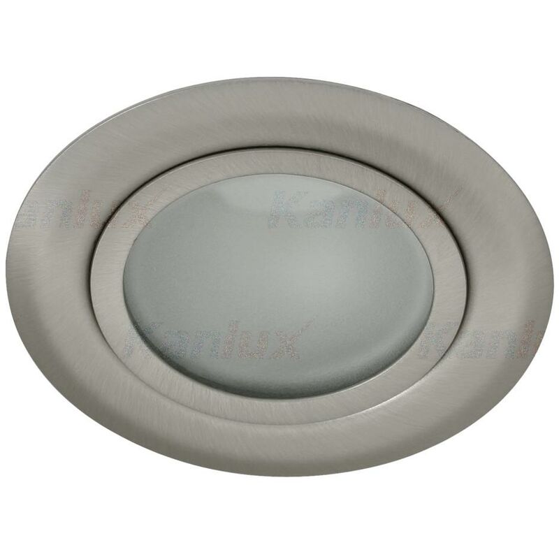 foto del prodotto faretto incasso per mobili alogeno g4 fisso cromo opaco foro 60 mm