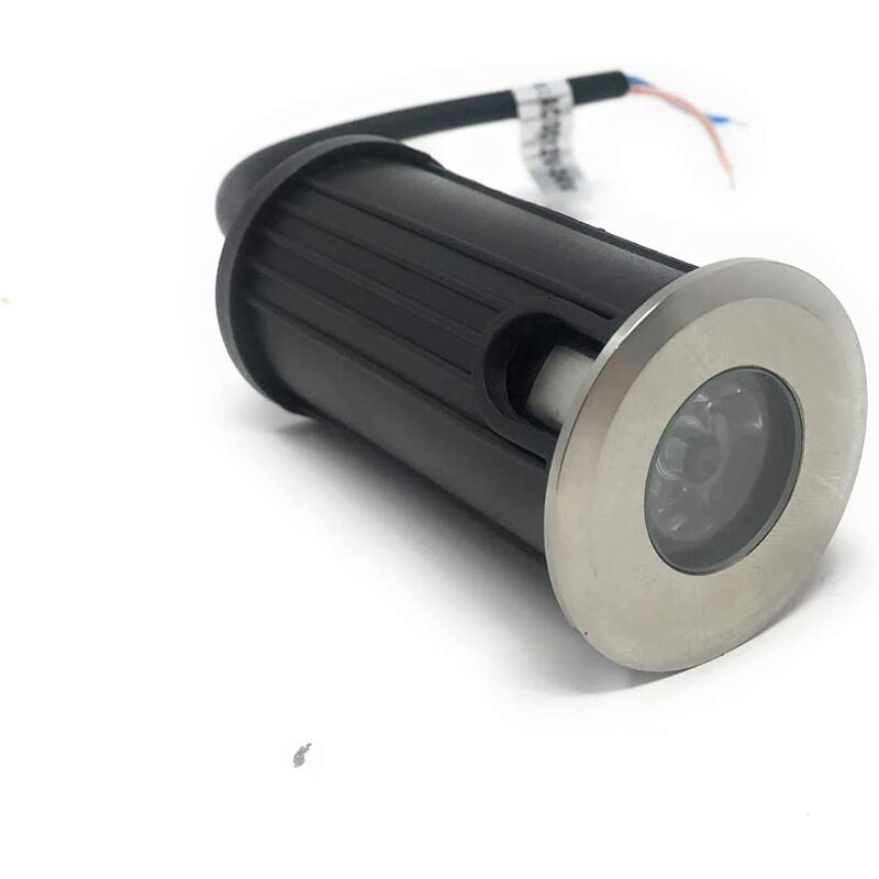 foto del prodotto faretto incasso segnapasso 1 led 1 watt luce verde calpestabile da esterno giardino 12v ip68