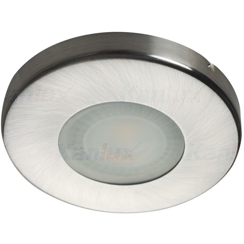 foto del prodotto faretto incasso stagno bagno foro cromo satinato gx5,3 foro 60 mm