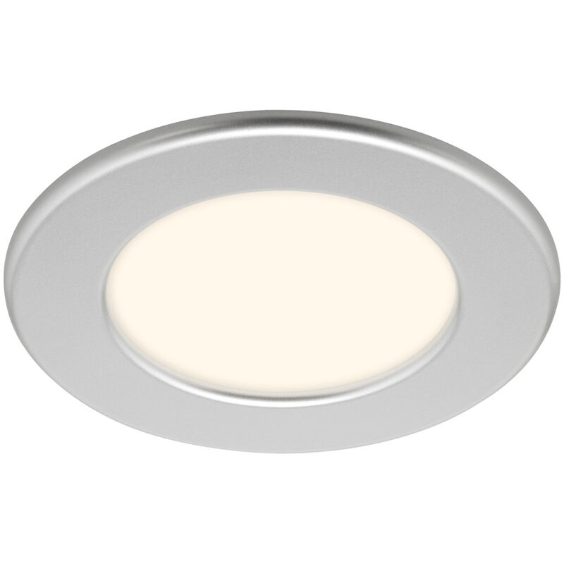 foto del prodotto faretto incasso thin plastica cromo opaco led integrato 6w 3000k
