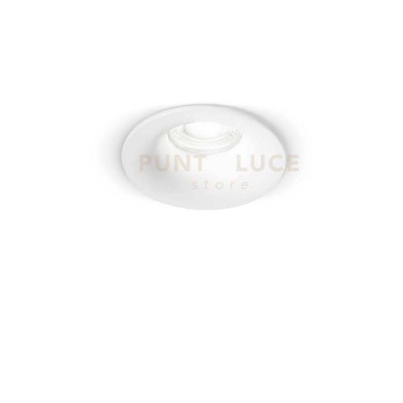 foto del prodotto faretto incasso tondo moderno oasis alluminio bianco 1 luce gu10