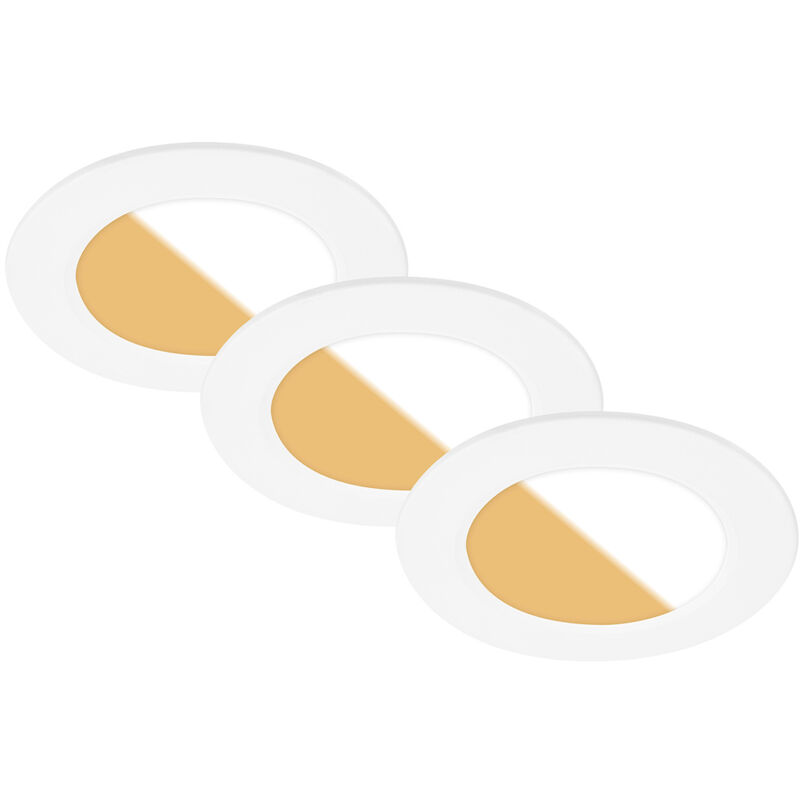 foto del prodotto faretto incasso vand plastica bianco led integrato 4w 3000,4000,6500k