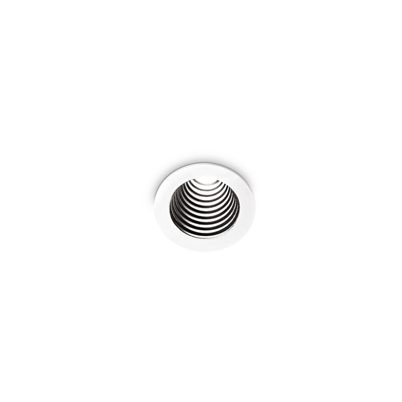 foto del prodotto faretto incassonato one metallo bianco led 2w 3000k luce calda 2,5cm