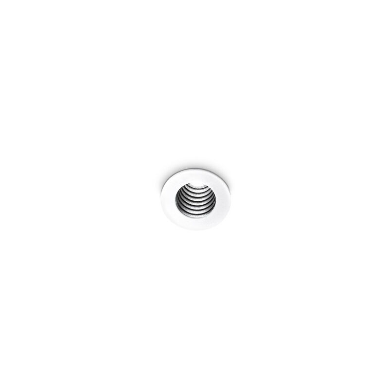 foto del prodotto faretto incassonato one metallo bianco led 2w 3000k luce calda d1,8cm