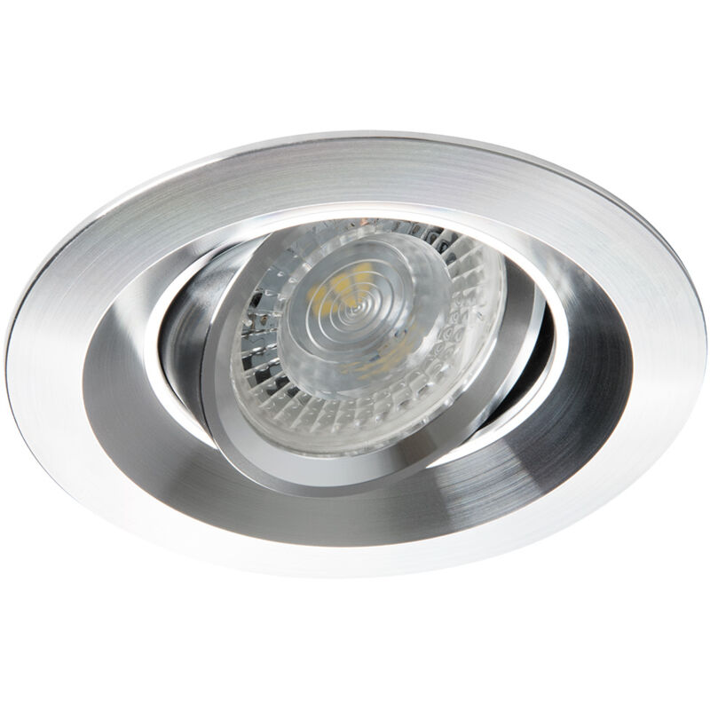 foto del prodotto faretto incassowind orientabile tondo metallo alluminio 1 luce gu10
