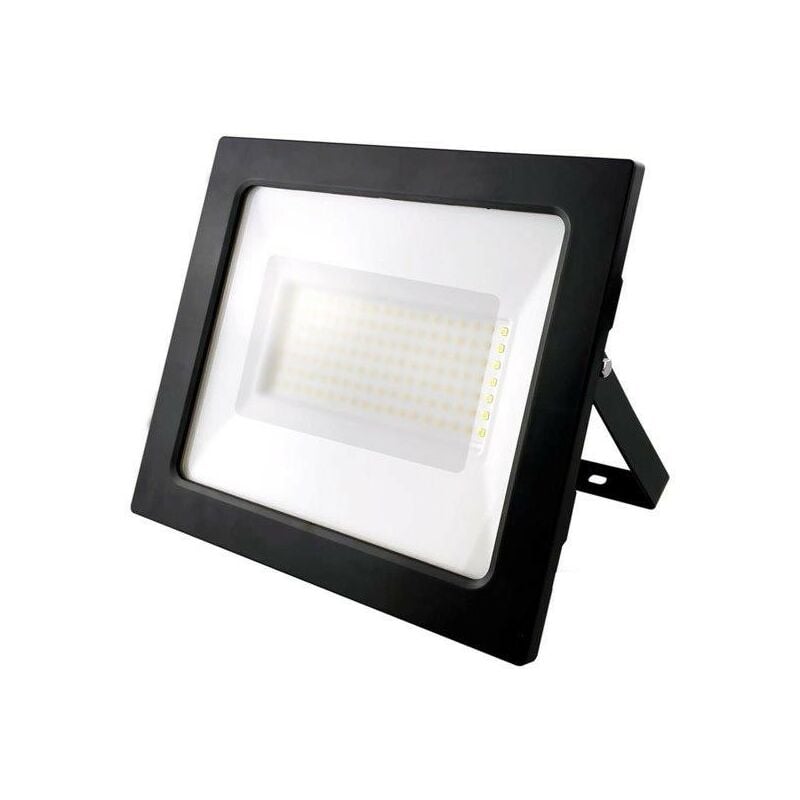 foto del prodotto faretto led 100w nero 4000k