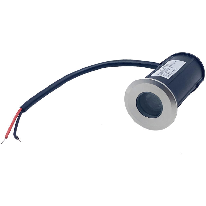 foto del prodotto faretto led 12v 1w calpestabile per piscina fontane impermeabileluce fredda 6400k