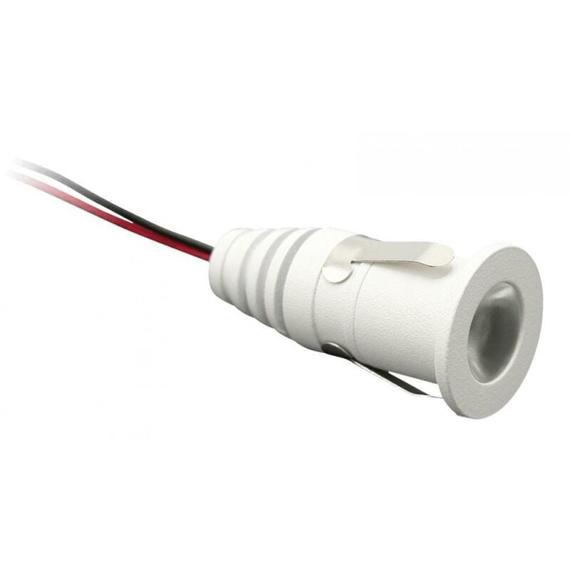 foto del prodotto faretto led 12v 2w metal bianco 4000k da incasso tc12v2wbibn lampo