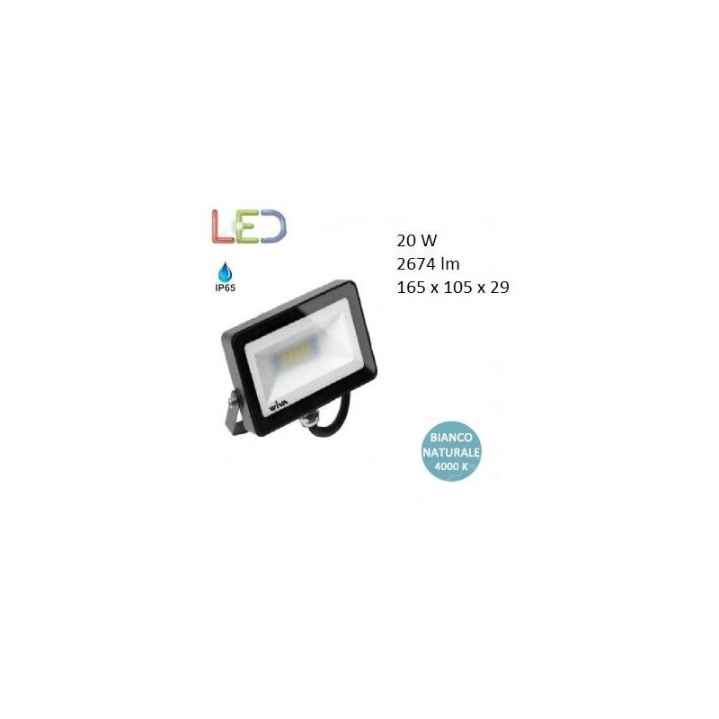 foto del prodotto faretto led 20,5w d172mm luce naturale 4000k meg039443 per segnalazione