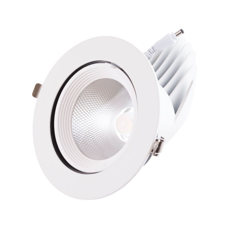 foto del prodotto faretto led 35w 3500lm 4000 k circolare orientabile 40.000h ho cob c or 35w w 